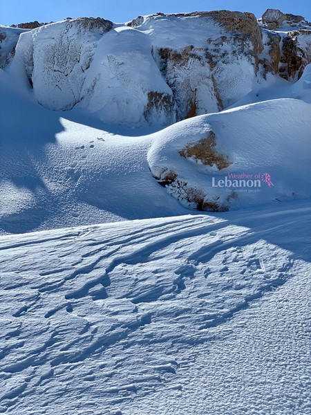 Snowflakes at Qornet el Sawda